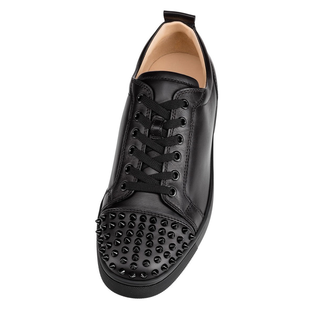 CL- LEATHER BLACK SPIKES