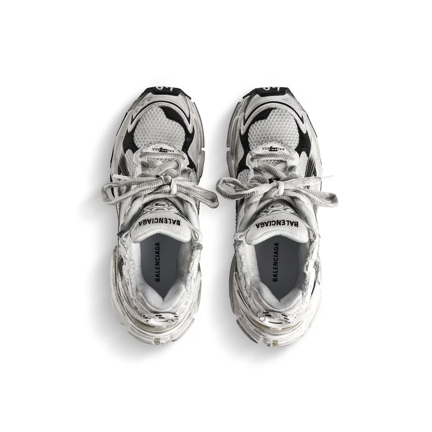 BALENCIAGA RUNNER- WHITE BLACK