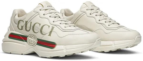 GUCCI RYTHON- WHITE LOGO