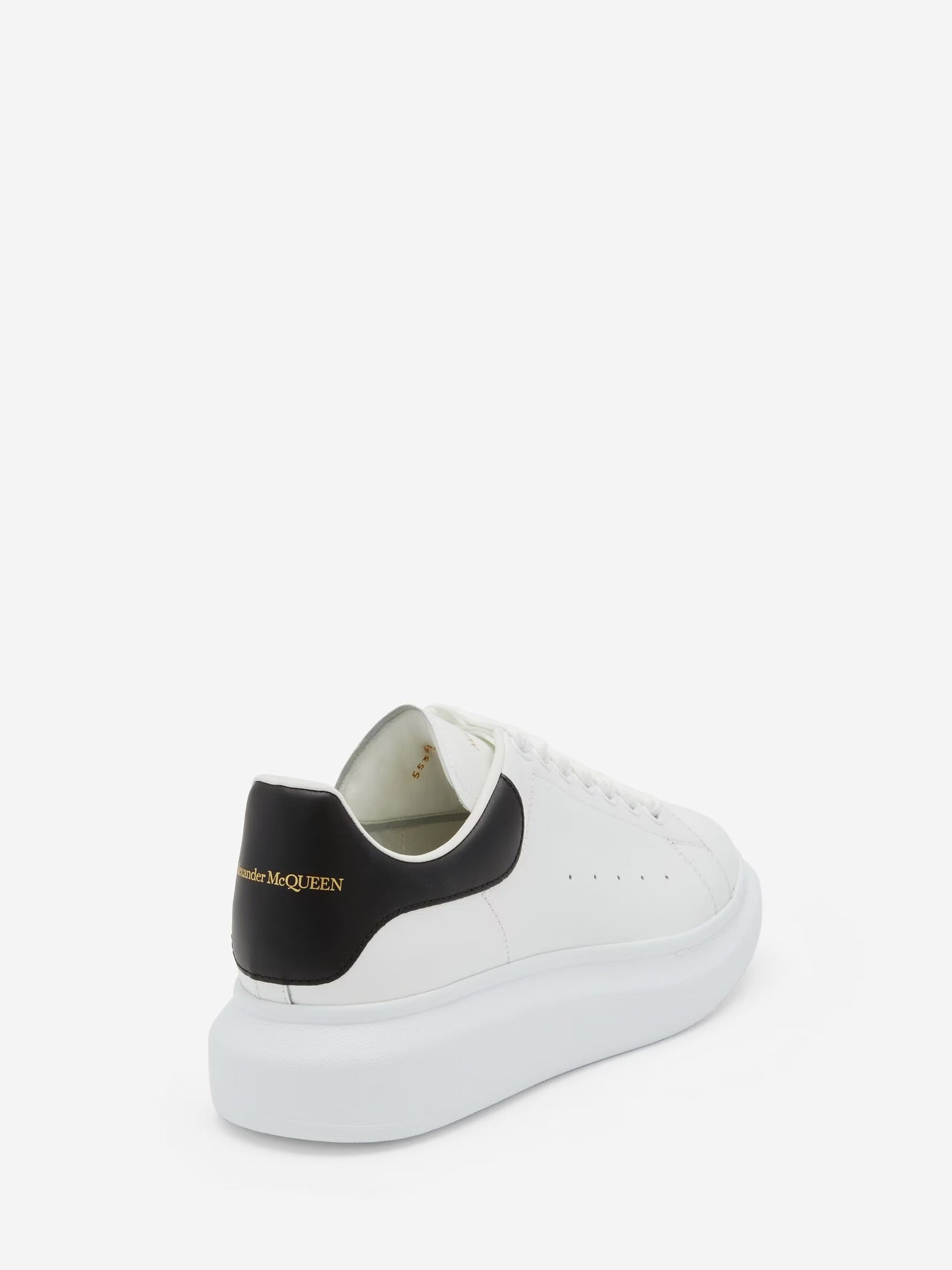 ALEXANDER MCQUEEN- LEATHER WHITE BLACK