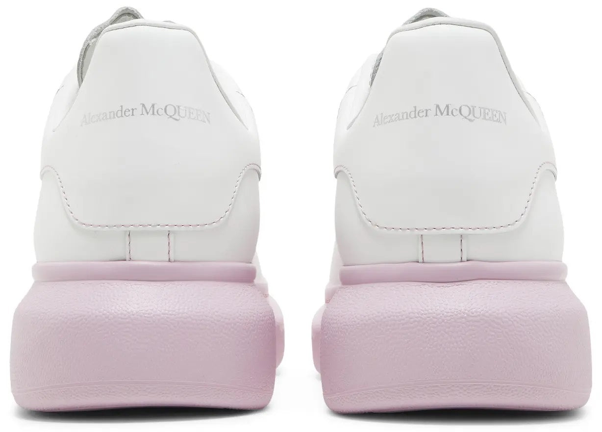 ALEXANDER MCQUEEN- LEATHER WHITE PINK