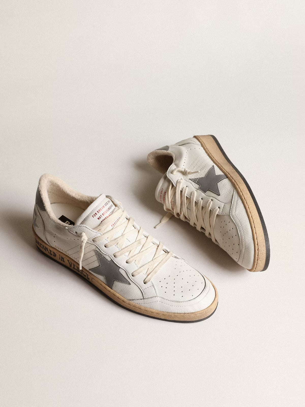 GOLDEN GOOSE- BALL STAR GRAY