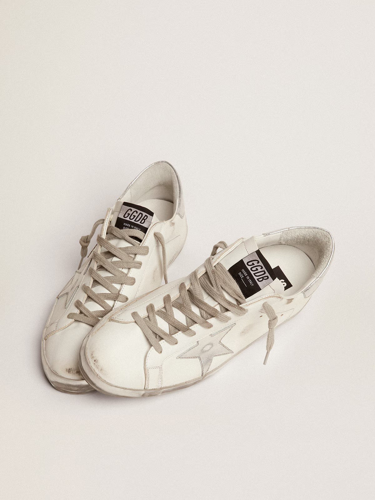 GOLDEN GOOSE SUPERSTAR- SILVER