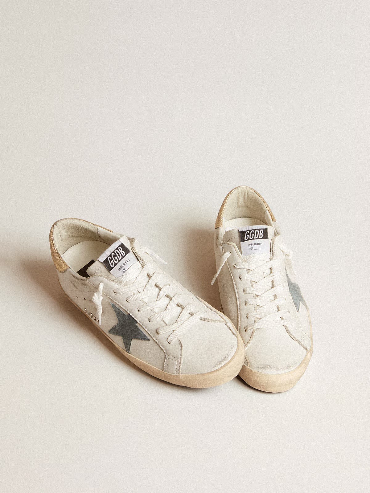 GOLDEN GOOSE SUPERSTAR- BEIGE WASHED
