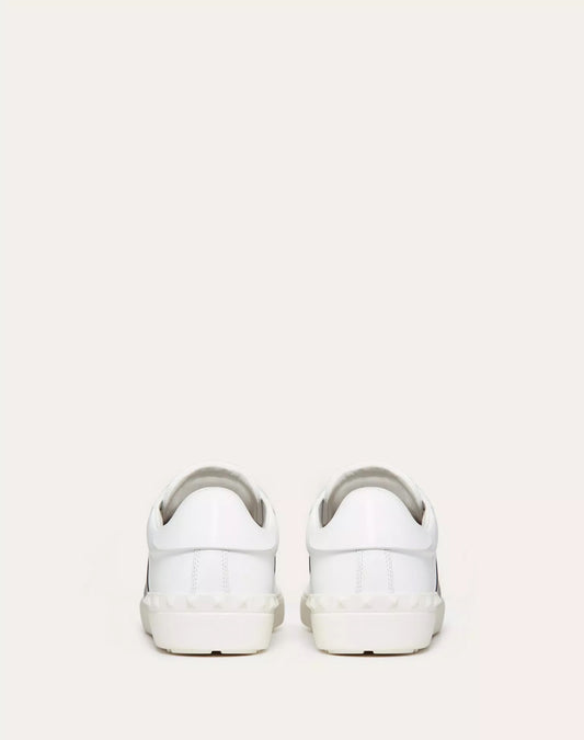 VLTN OPEN LEATHER- BLACK WHITE