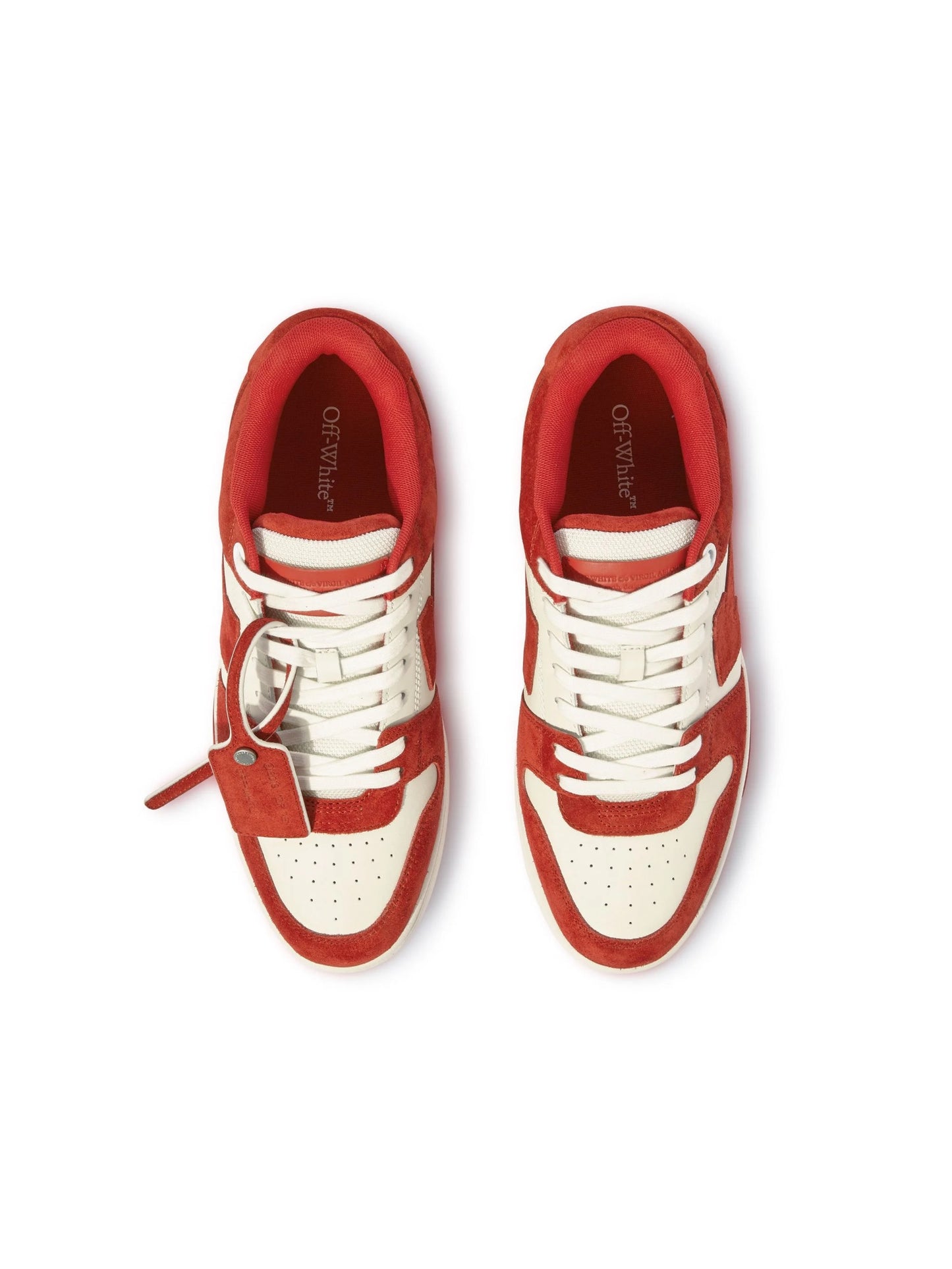 OFF WHITE OOO- RED SUADE