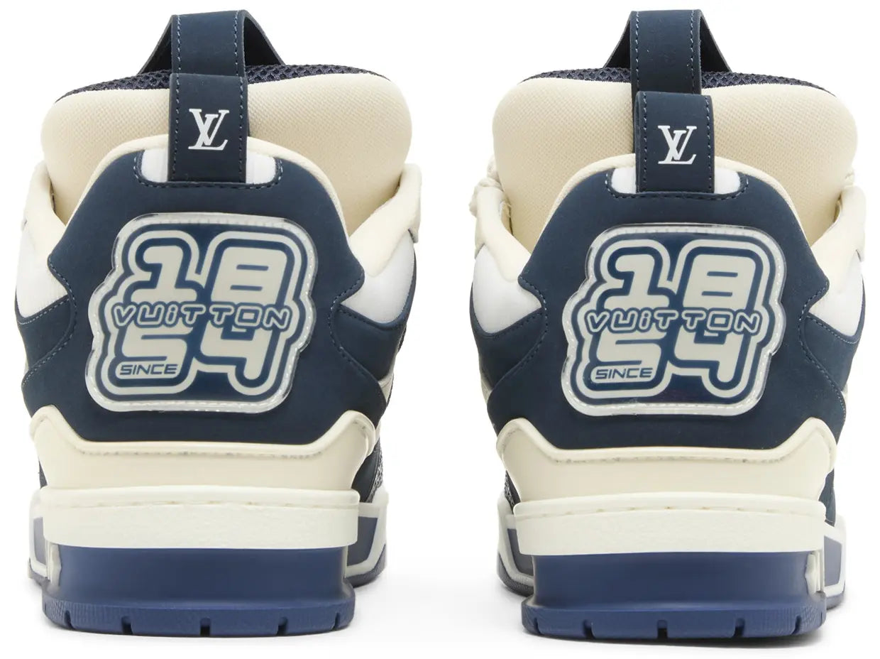 LV SKATE- WHITE BLUE