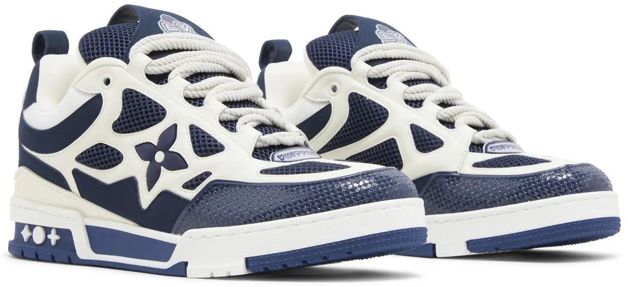 LV SKATE- WHITE BLUE