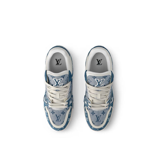LV TRAINERS- WHITE BLUE