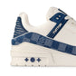 LV TRAINERS- WHITE BLUE MONO