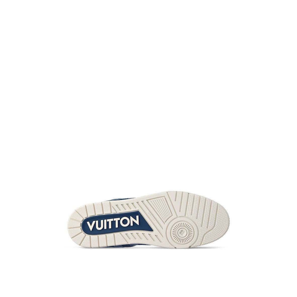 LV TRAINERS- WHITE BLUE MONO