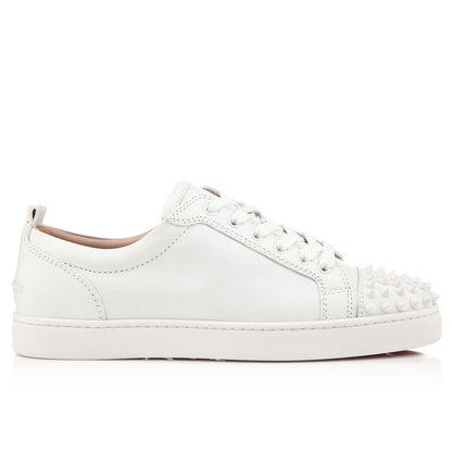 CL- LEATHER WHITE SPIKES