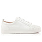 CL- LEATHER WHITE SPIKES