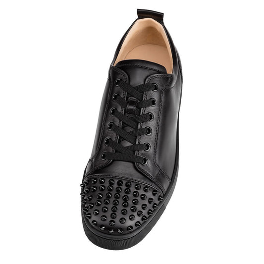 CL- LEATHER BLACK SPIKES