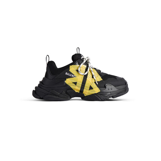 BALENCIAGA TRIPLE S- BLACK YELLOW