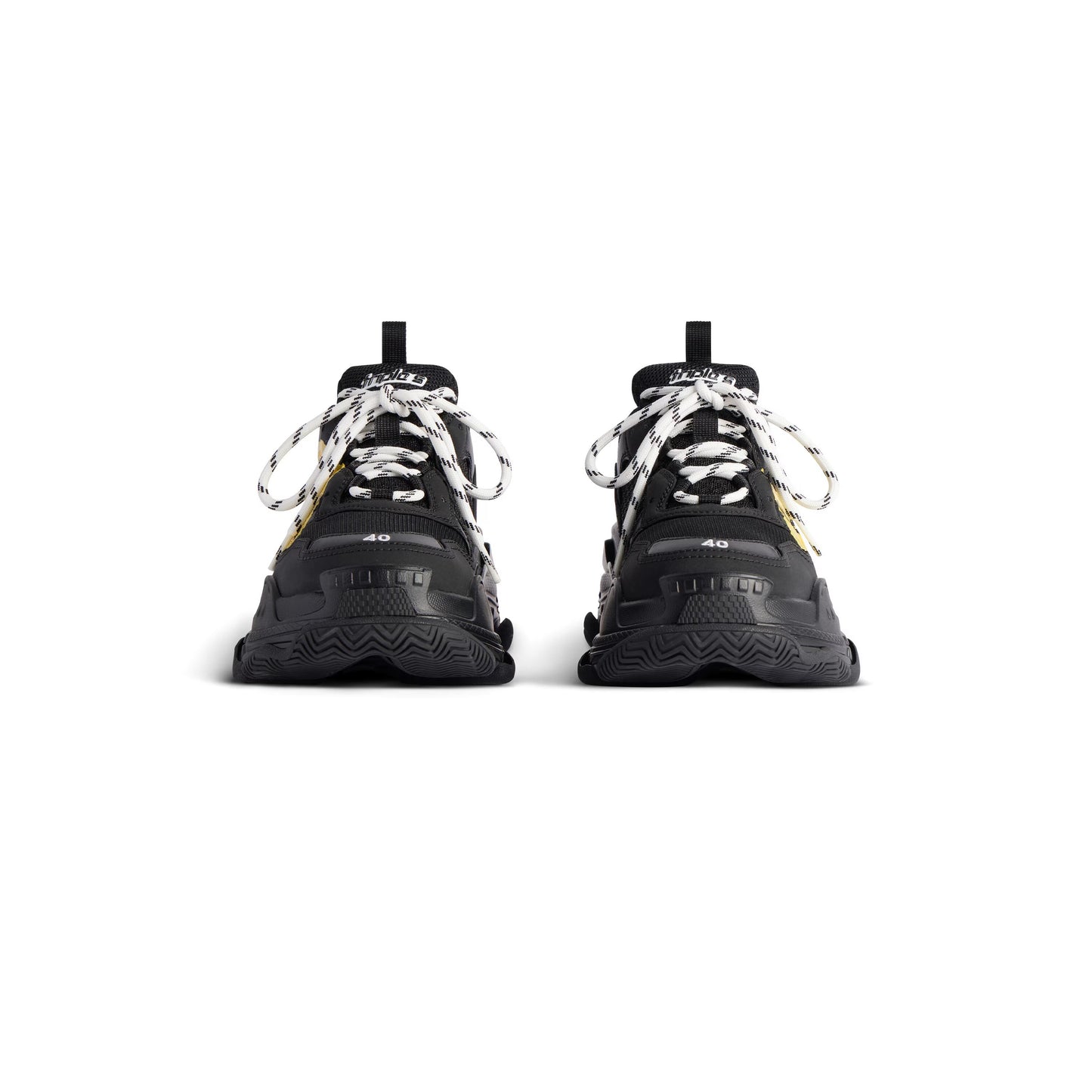 BALENCIAGA TRIPLE S- BLACK YELLOW