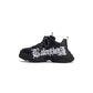 BALENCIAGA TRIPLE S- BLACK LOGO