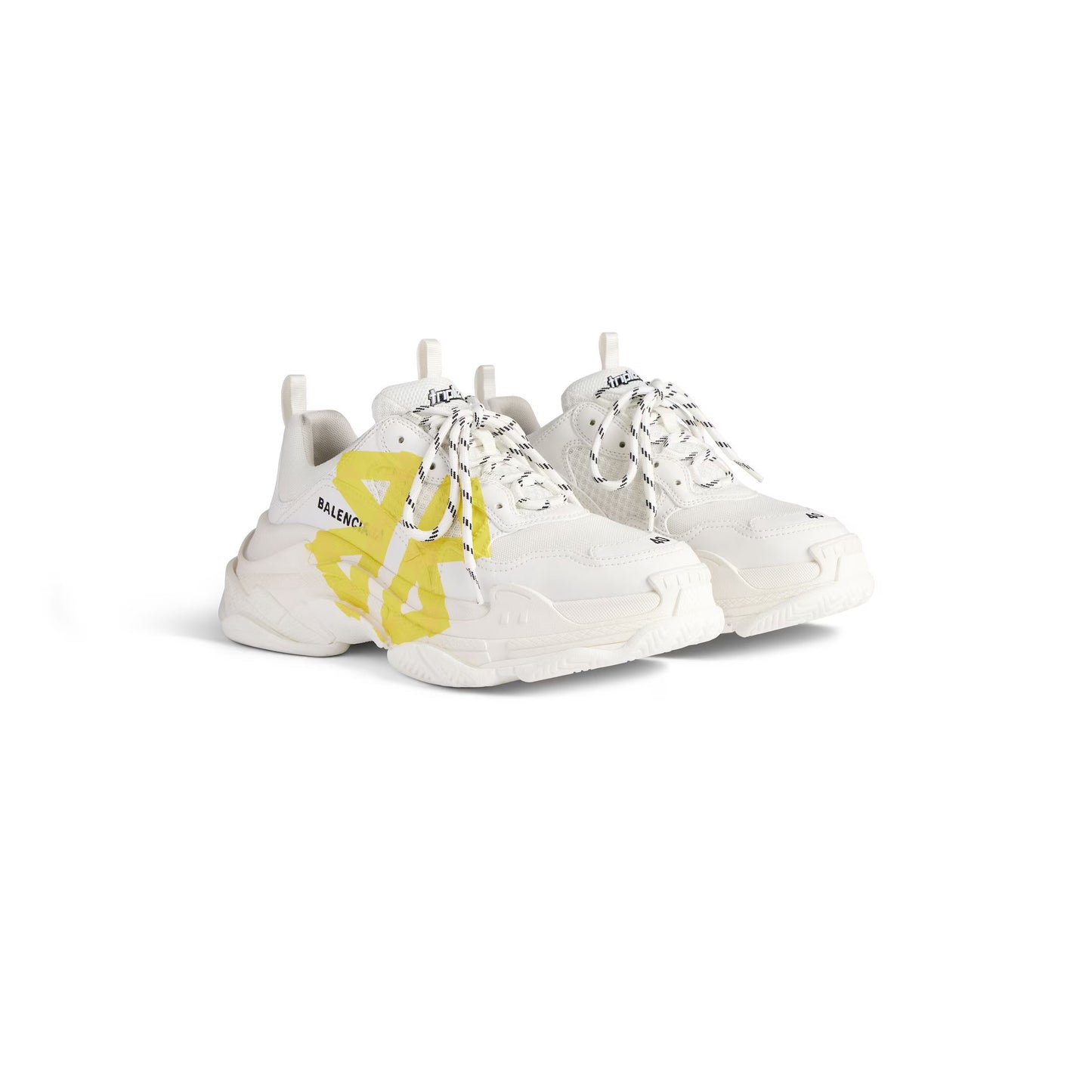 BALENCIAGA TRIPLE S- WHITE YELLOW