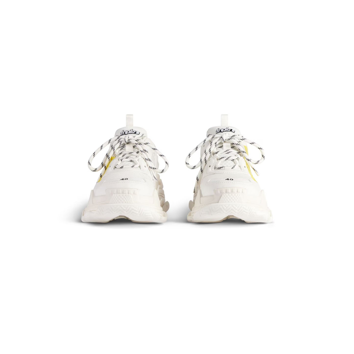 BALENCIAGA TRIPLE S- WHITE YELLOW