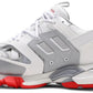 BALENCIAGA TRACK- SILVER RED