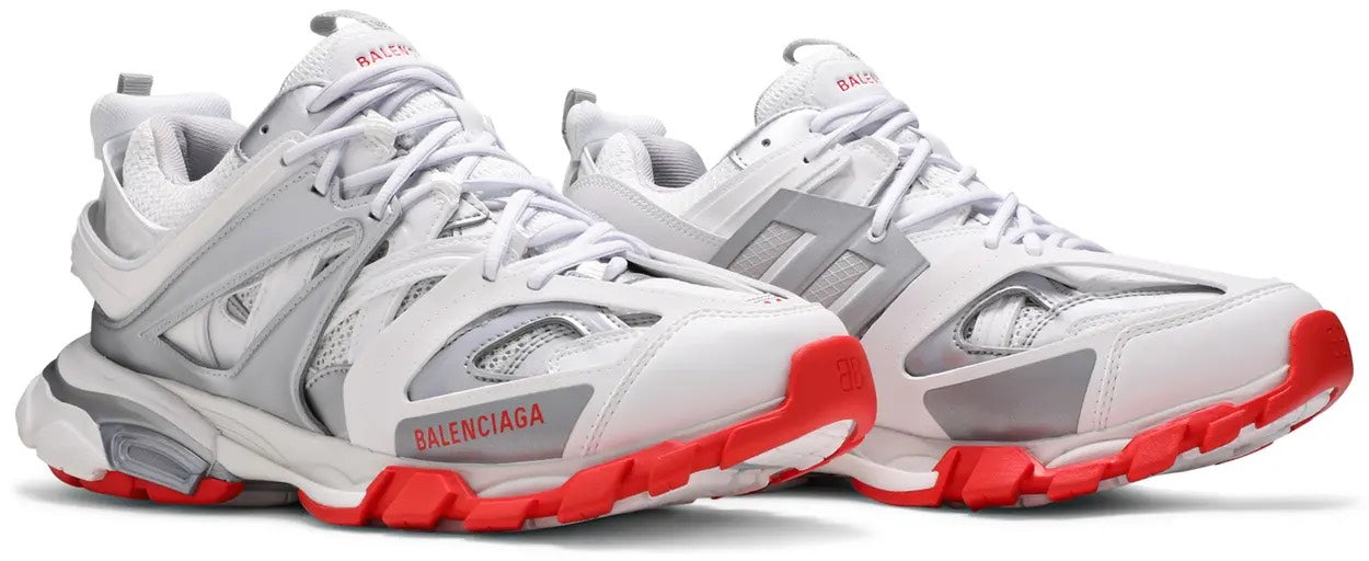 BALENCIAGA TRACK- SILVER RED