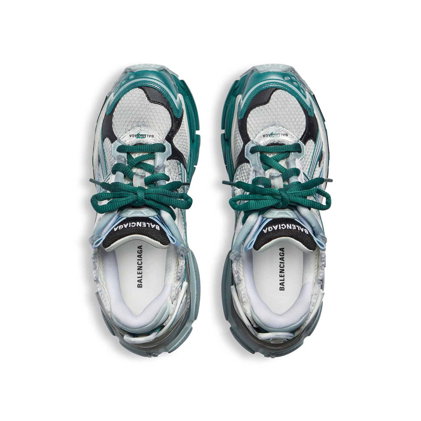 BALENCIAGA RUNNER- SILVER GREEN
