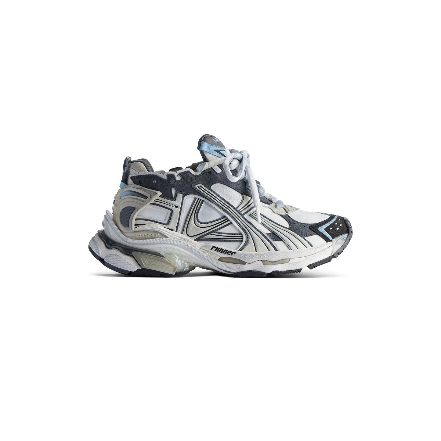 BALENCIAGA RUNNER- GRAY BLUE