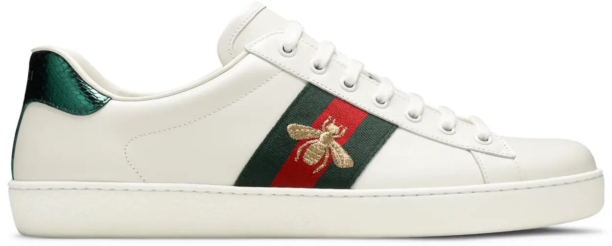 GUCCI ACE- WHITE LOGO