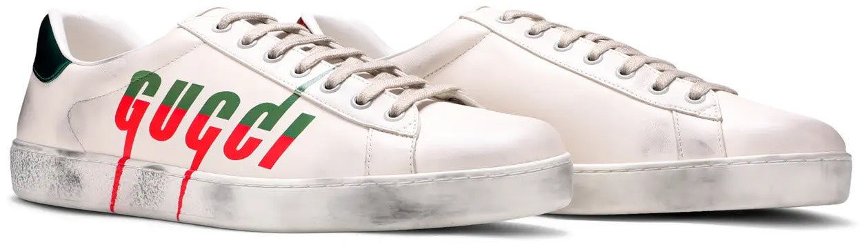 GUCCI ACE- WHITE LOGO