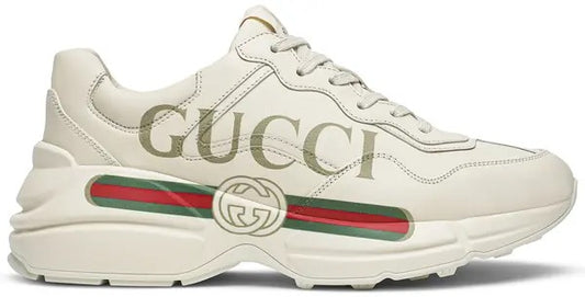 GUCCI RYTHON- WHITE LOGO