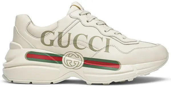 GUCCI RYTHON- WHITE LOGO