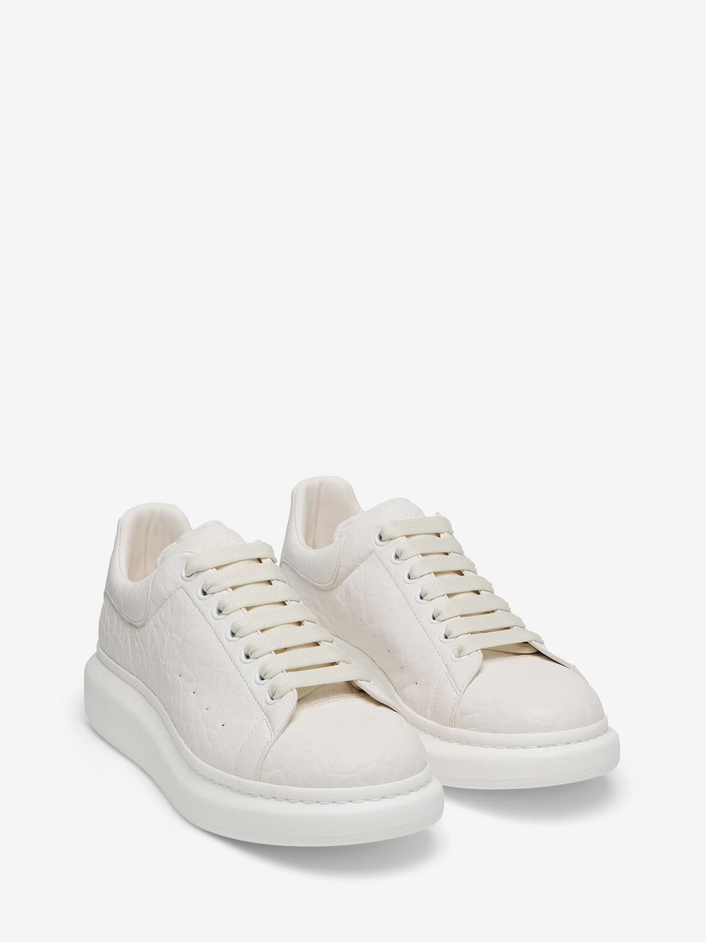 ALEXANDER MCQUEEN- LEATHER WHITE SKIN