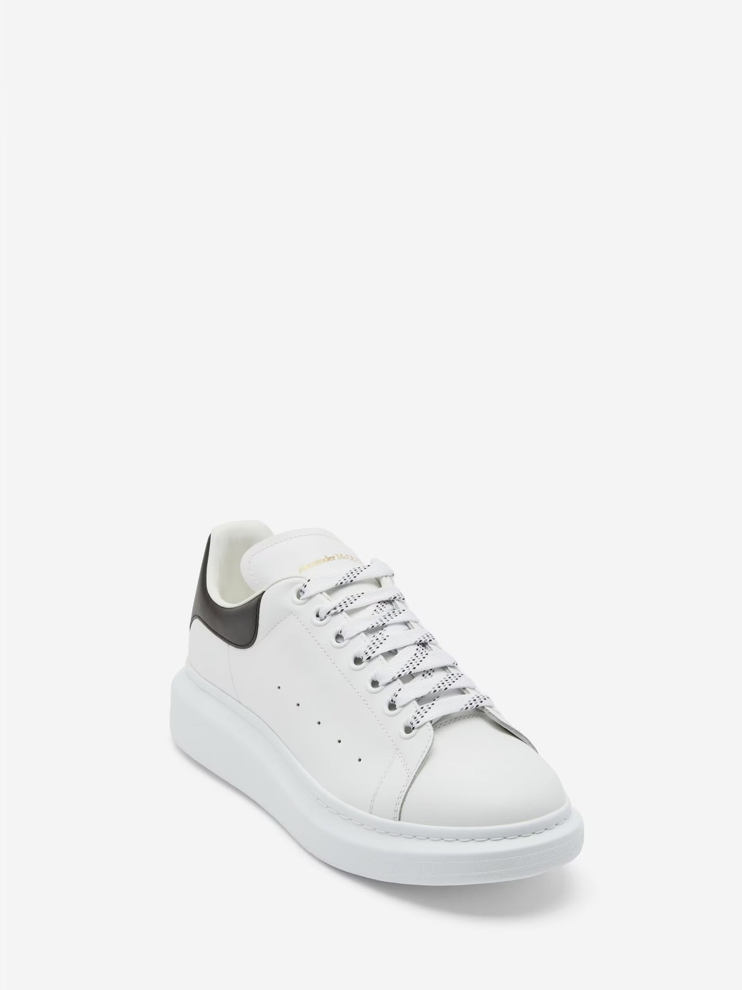 ALEXANDER MCQUEEN- LEATHER WHITE BLACK