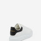 ALEXANDER MCQUEEN- LEATHER WHITE BLACK