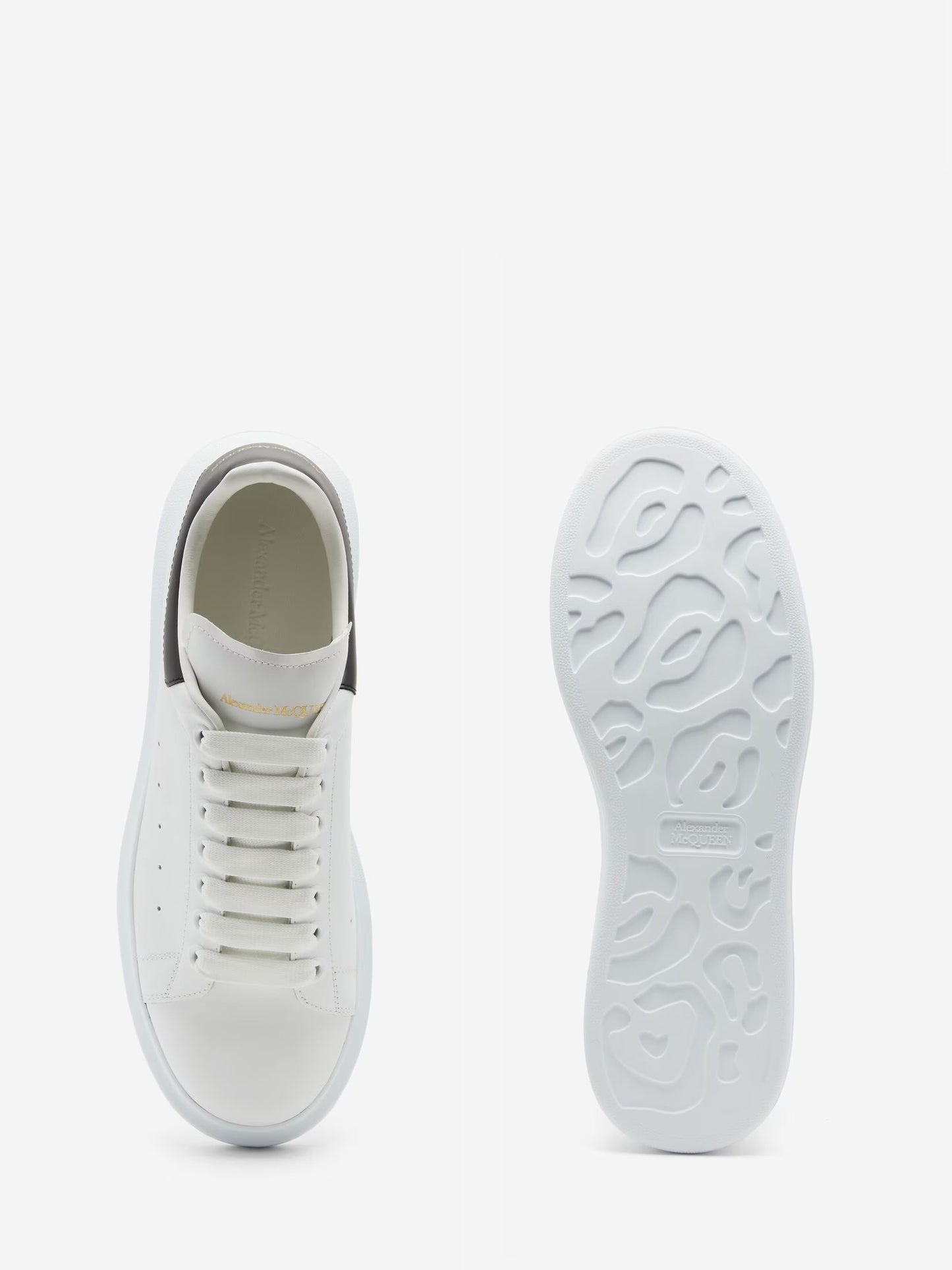 ALEXANDER MCQUEEN- LEATHER WHITE BLACK