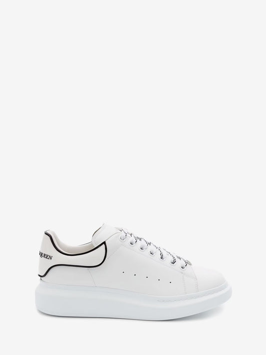 ALEXANDER MCQUEEN- LEATHER WHITE LOGO