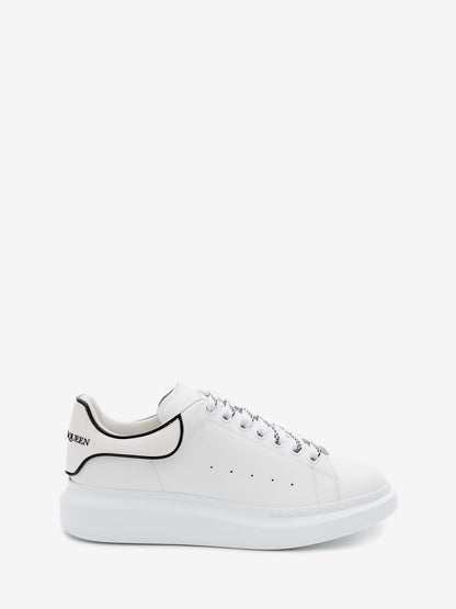 ALEXANDER MCQUEEN- LEATHER WHITE LOGO