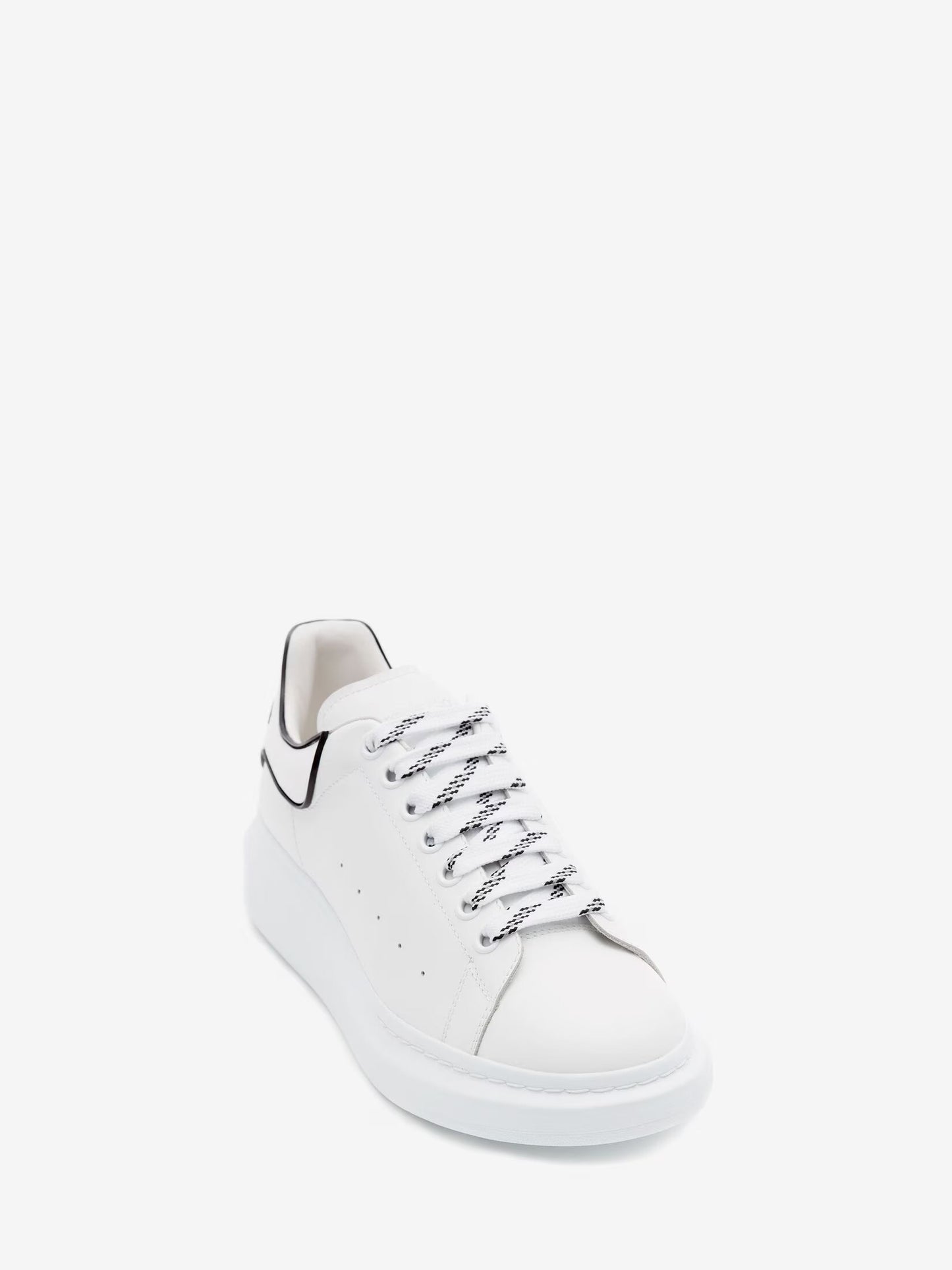 ALEXANDER MCQUEEN- LEATHER WHITE LOGO