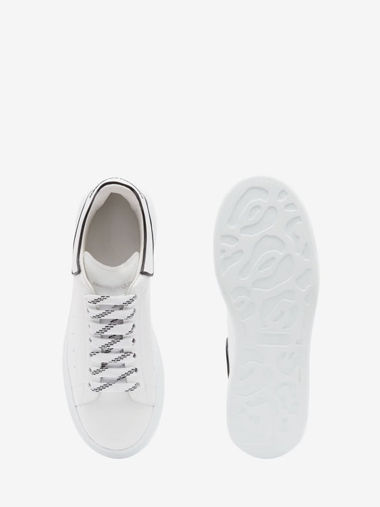 ALEXANDER MCQUEEN- LEATHER WHITE LOGO