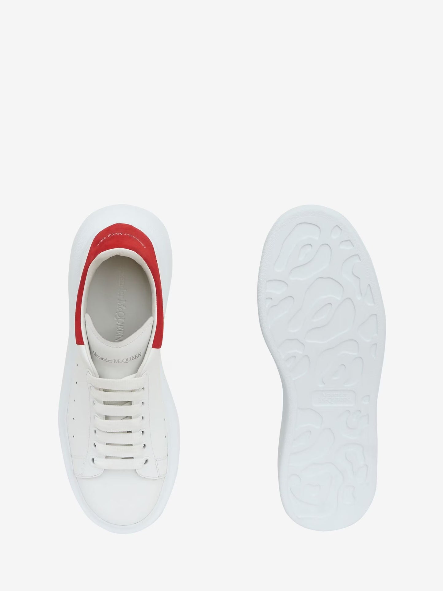 ALEXANDER MCQUEEN- SUADE RED WHITE