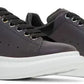 ALEXANDER MCQUEEN- LEATHER DARK GRAY