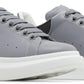ALEXANDER MCQUEEN- LEATHER LIGHT GRAY