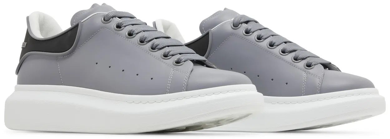 ALEXANDER MCQUEEN- LEATHER LIGHT GRAY