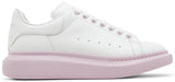 ALEXANDER MCQUEEN- LEATHER WHITE PINK