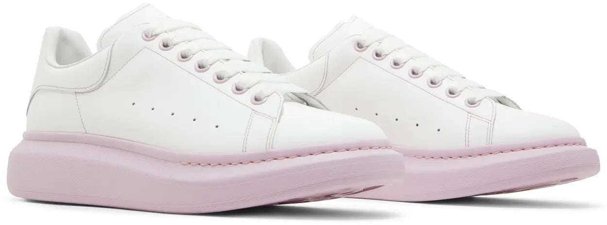 ALEXANDER MCQUEEN- LEATHER WHITE PINK