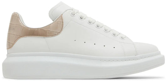 ALEXANDER MCQUEEN- LEATHER WHITE BEIGE