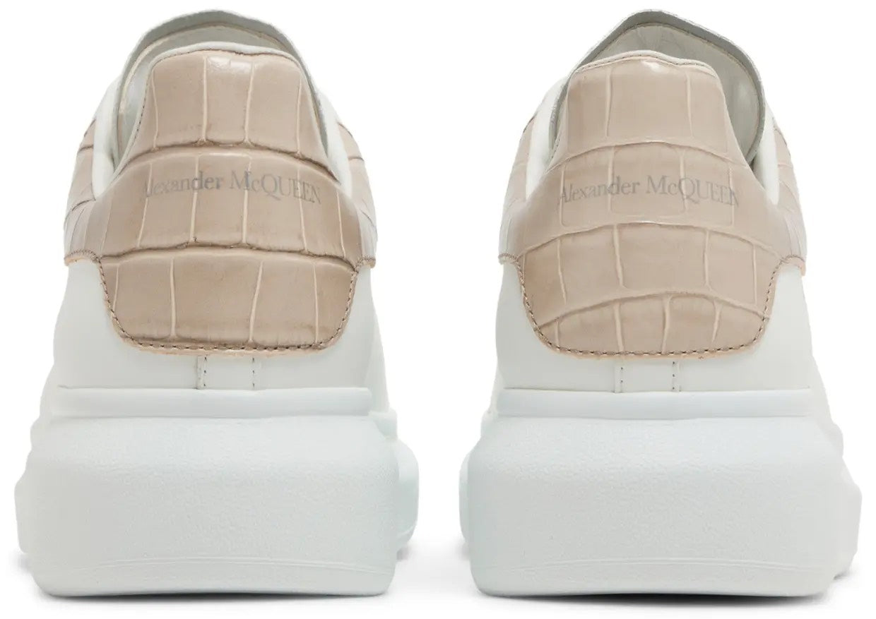 ALEXANDER MCQUEEN- LEATHER WHITE BEIGE