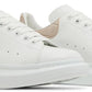 ALEXANDER MCQUEEN- LEATHER WHITE BEIGE