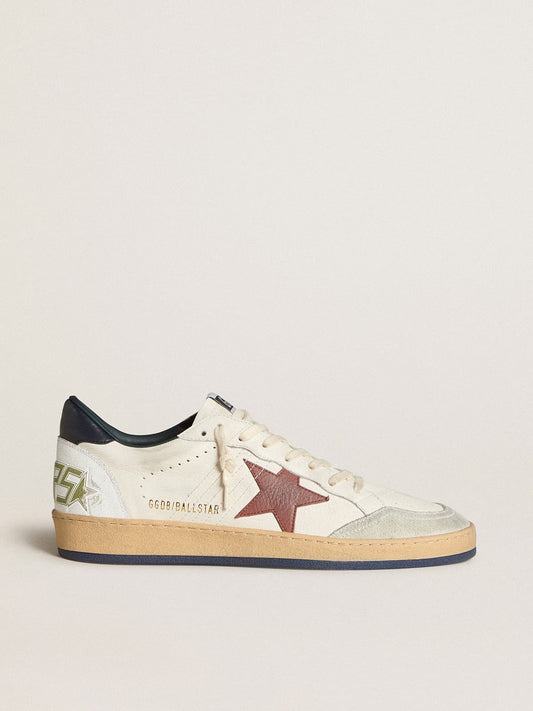GOLDEN GOOSE- BALL STAR WHITE RED