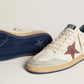 GOLDEN GOOSE- BALL STAR WHITE RED